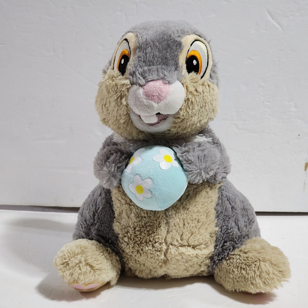Hallmark Disney Thumper Easter Egg Bambi's Friend Plush Sewn Eyes 10" 2014